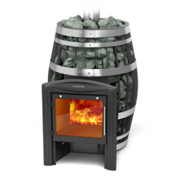 Дровяная печь для бани TMF Саяны XXL 2015 Inox Витра ЗК